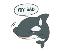 Orca and Dolphin sticker #2409943