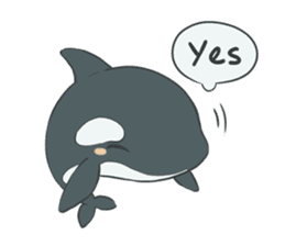 Orca and Dolphin sticker #2409945