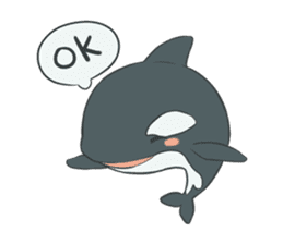 Orca and Dolphin sticker #2409965