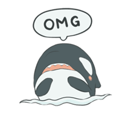 Orca and Dolphin sticker #2409973