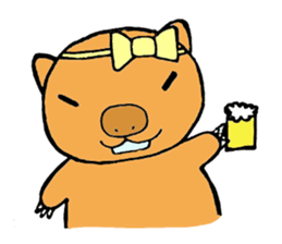 Sticker loose wombat's. sticker #2410378