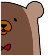 Life of cute brown bear sticker #2410430