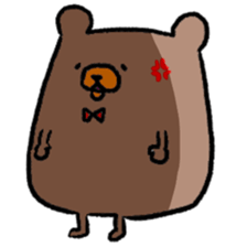 Life of cute brown bear sticker #2410432