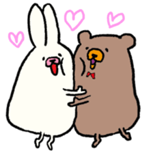 Life of cute brown bear sticker #2410441