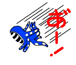 Octopus swordsman 5 sticker #2410581