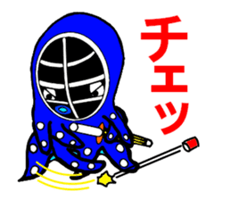 Octopus swordsman 5 sticker #2410586