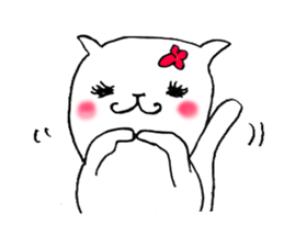 Me chan cat sticker #2410697