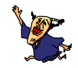 Thrilling Japanese samurai "Zipangu" sticker #2411432