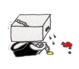 HA-KO-O (BOX MEN) sticker #2412147