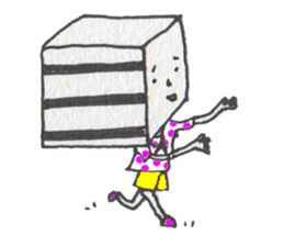 HA-KO-O (BOX MEN) sticker #2412154