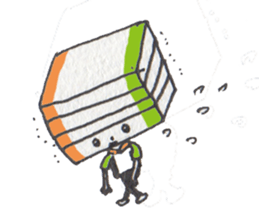 HA-KO-O (BOX MEN) sticker #2412155