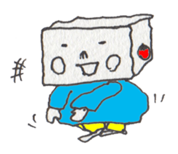 HA-KO-O (BOX MEN) sticker #2412167
