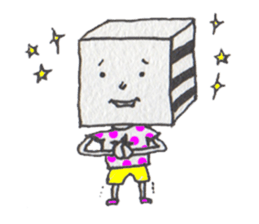 HA-KO-O (BOX MEN) sticker #2412169