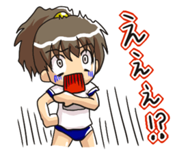 The girl of an athletic club sticker #2412205