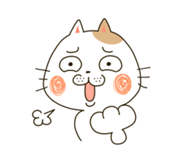 Cute cat "Moneko" Part2 -English- sticker #2412416
