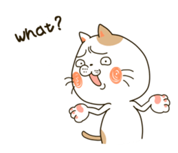 Cute cat "Moneko" Part2 -English- sticker #2412417