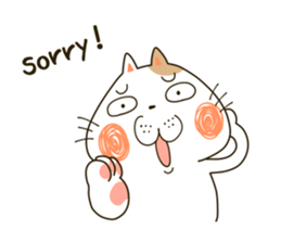 Cute cat "Moneko" Part2 -English- sticker #2412419