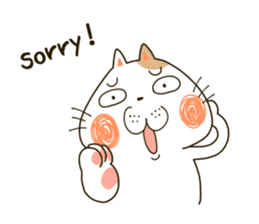 Cute cat "Moneko" Part2 -English- sticker #2412419