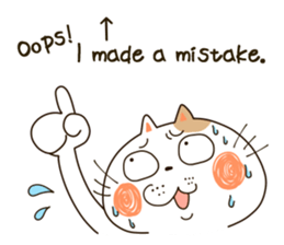Cute cat "Moneko" Part2 -English- sticker #2412421
