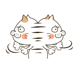 Cute cat "Moneko" Part2 -English- sticker #2412425