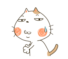 Cute cat "Moneko" Part2 -English- sticker #2412435