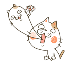 Cute cat "Moneko" Part2 -English- sticker #2412444