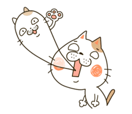 Cute cat "Moneko" Part2 -English- sticker #2412444