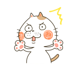 Cute cat "Moneko" Part2 -English- sticker #2412449