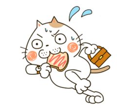 Cute cat "Moneko" Part1 -English- sticker #2412656