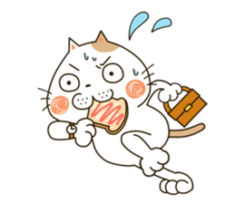 Cute cat "Moneko" Part1 -English- sticker #2412656
