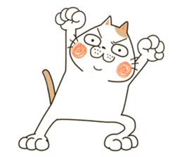 Cute cat "Moneko" Part1 -English- sticker #2412658