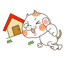 Cute cat "Moneko" Part1 -English- sticker #2412661