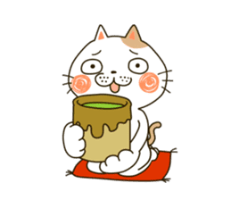 Cute cat "Moneko" Part1 -English- sticker #2412662