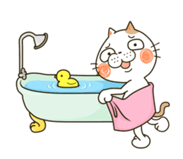 Cute cat "Moneko" Part1 -English- sticker #2412668