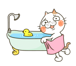 Cute cat "Moneko" Part1 -English- sticker #2412668