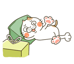 Cute cat "Moneko" Part1 -English- sticker #2412669