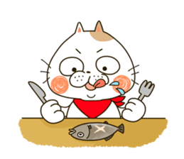 Cute cat "Moneko" Part1 -English- sticker #2412670