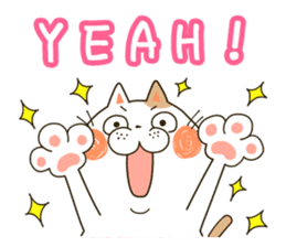 Cute cat "Moneko" Part1 -English- sticker #2412672