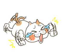 Cute cat "Moneko" Part1 -English- sticker #2412679