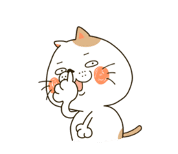 Cute cat "Moneko" Part1 -English- sticker #2412682