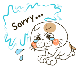 Cute cat "Moneko" Part1 -English- sticker #2412687