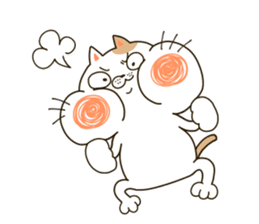 Cute cat "Moneko" Part1 -English- sticker #2412689