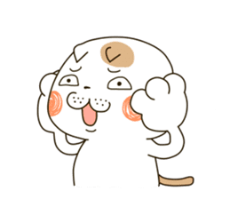 Cute cat "Moneko" Part1 -English- sticker #2412691