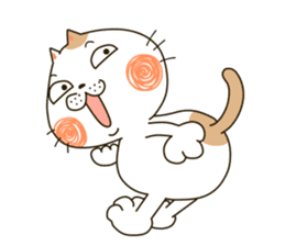 Cute cat "Moneko" Part1 -English- sticker #2412692