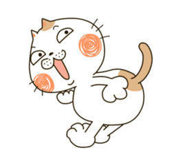 Cute cat "Moneko" Part1 -English- sticker #2412692