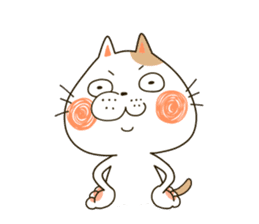 Cute cat "Moneko" Part1 -English- sticker #2412694