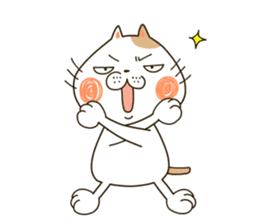 Cute cat "Moneko" Part1 -English- sticker #2412695
