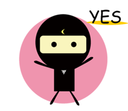 LITTLE NINJA BOY & DOG sticker #2413298