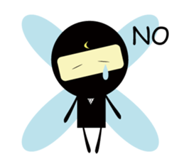 LITTLE NINJA BOY & DOG sticker #2413299