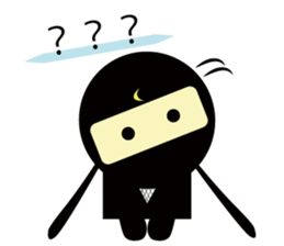 LITTLE NINJA BOY & DOG sticker #2413301